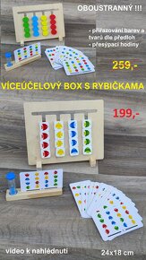 Nové dřevěné montessori hry a hračky - 17