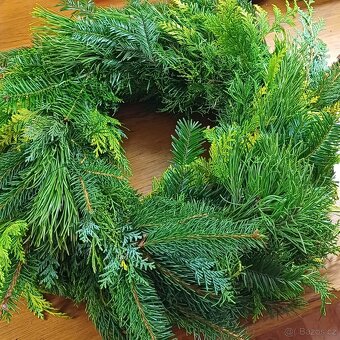 Adventní věnce, živé girlandy, svícny - 17