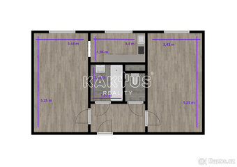 Pronájem krásného bytu 2+1 [54 m2] na ulici Fibichova 145 ve - 17