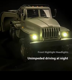 Krásny RC model URAL s podvalnikom 1:16 - 17