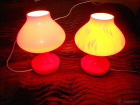 RETRO SKLENĚNÁ LAMPA - 17