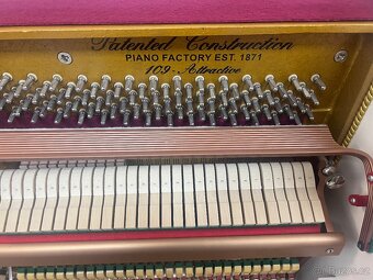 Bílé pianino Reiger Kloss se zárukou 5 let, doprava zdarma. - 17