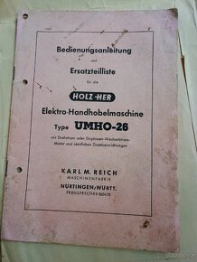 Tesařský hoblík Holz-her UMHO 26 cm, s rozšířením - 17