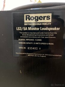 Reproduktor Rogers LS3/A5 - 17