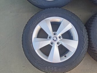 215/65/17 alu kola 6,5x17 5x112 ET38 zimní KODIAQ - 17