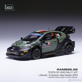 Modely Toyota GR Yaris Rally1 1:43 IXO - 17