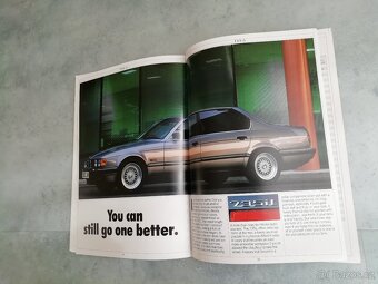 BMW E32 -složky s katalogy 1987 v angličtině -britská mutace - 17