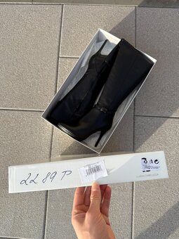 Kožené kozačky Classico&Bellezza - nenošené - vel. 39 - 17