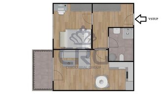 PRONÁJEM LUXUSNÍHO BYTU 2+KK, BRNO - ČERNÉ POLE - 17