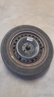 zimní pneu 205/55 R16 + ocelové disky - 17