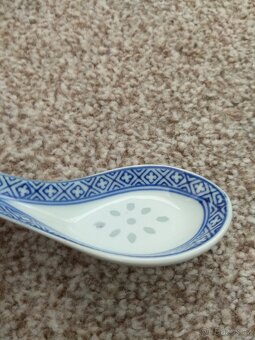 Nová sada misek z čínského porcelánu - motiv rýžové zrno - 17
