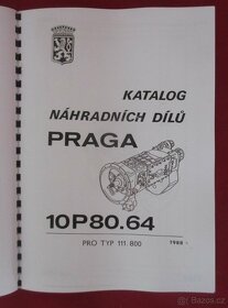 Katalog ND Liaz 151. 270 - 151.280 a převod. Praga 10P80.36 - 17