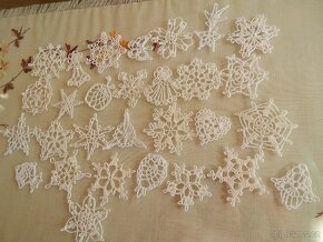 Háčkované vánoční ozdoby - 17