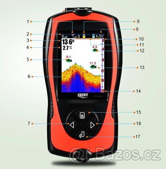 Loďka zavážecí s GPS (10000mAh) + ZDARMA OBAL černý - 17