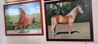 Ručně malované obrazy-kopie-portréty-myslivost atd. - 17