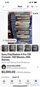 pS4 games. 200. Usa ntsc. System. - 17