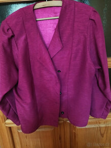 retro košilové halenky, saka, tuniky - 17