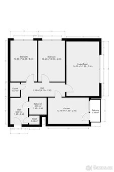 Pronájem bytu 3+1, Volutová, Stodůlky, 26900 Kč/měs, 76 m2 - 17