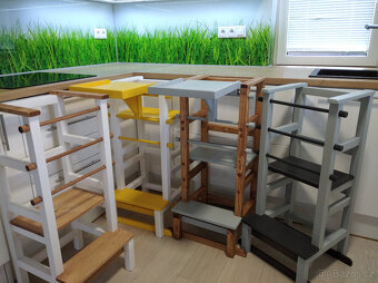 Dĕtská učící věž montessori - 17