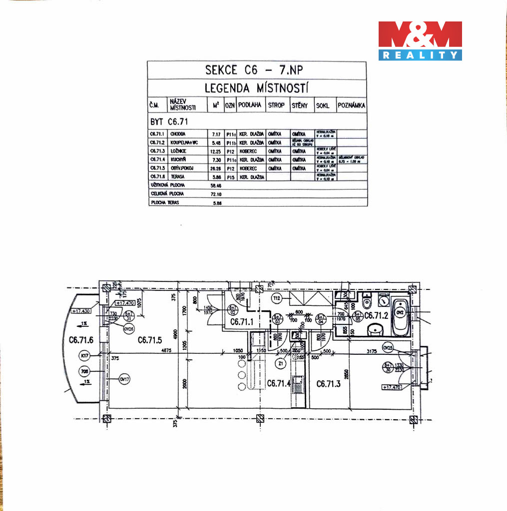 Prodej bytu 2+kk, 58 m², Praha, ul. V Kapslovně - 18