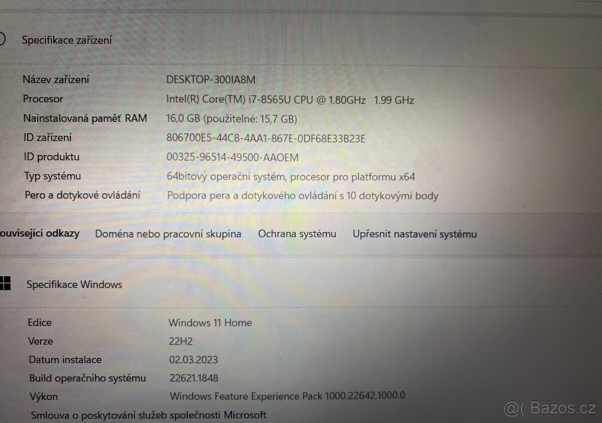 Notebook hp spectre - 18