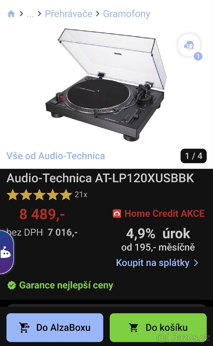 Gramofon Audio-Technica
AT-LP120XUSBBK - 18