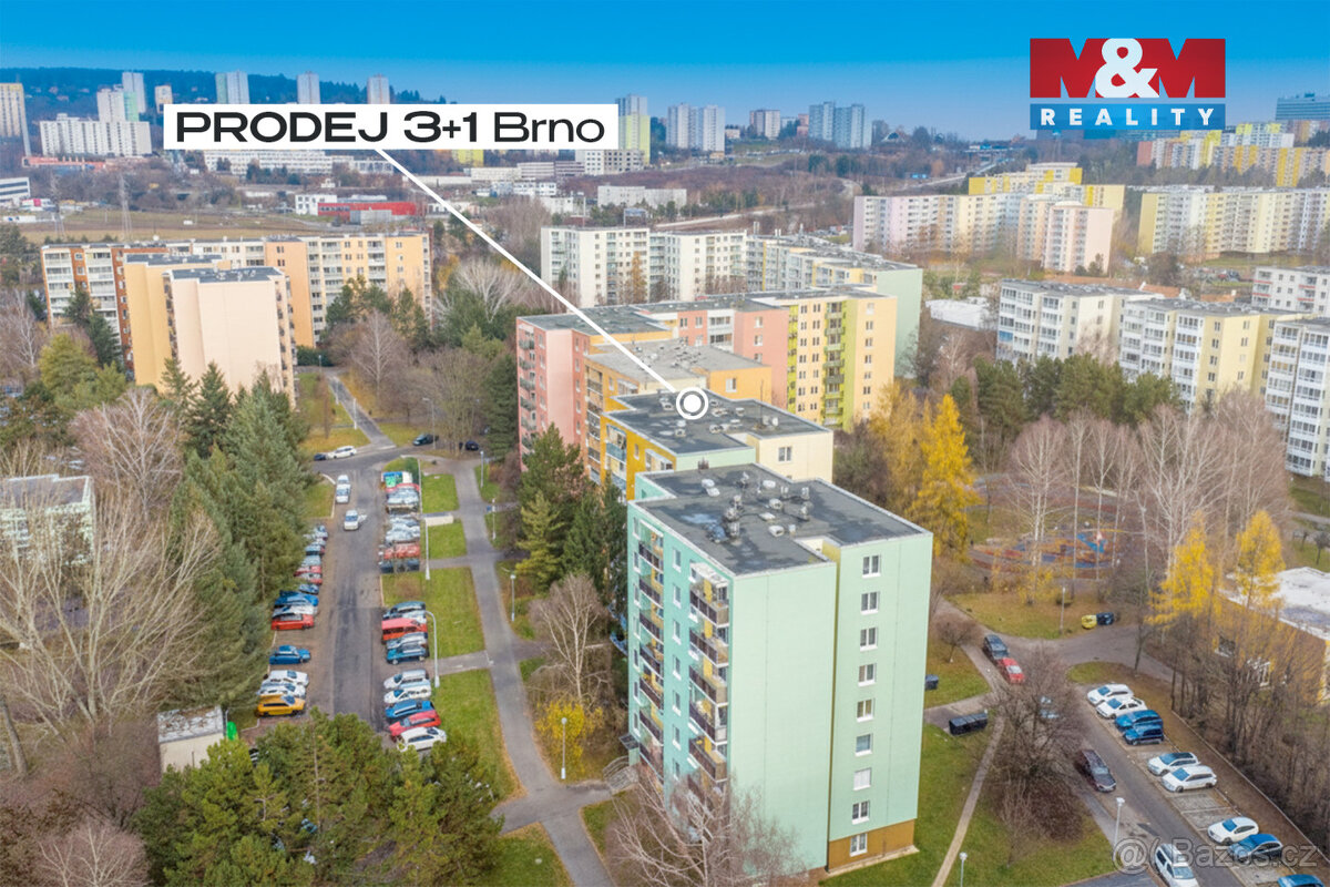 Prodej nadstandardního bytu 3+1 v Brně, ul. Krymská - 18