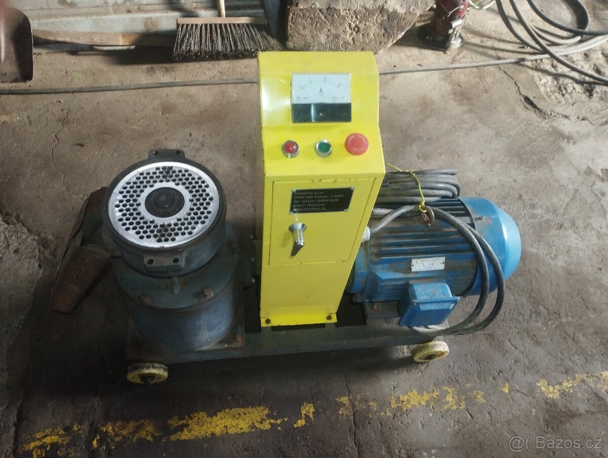 Peletovací lis cronimo CPM-200 power 7,5kw - 18