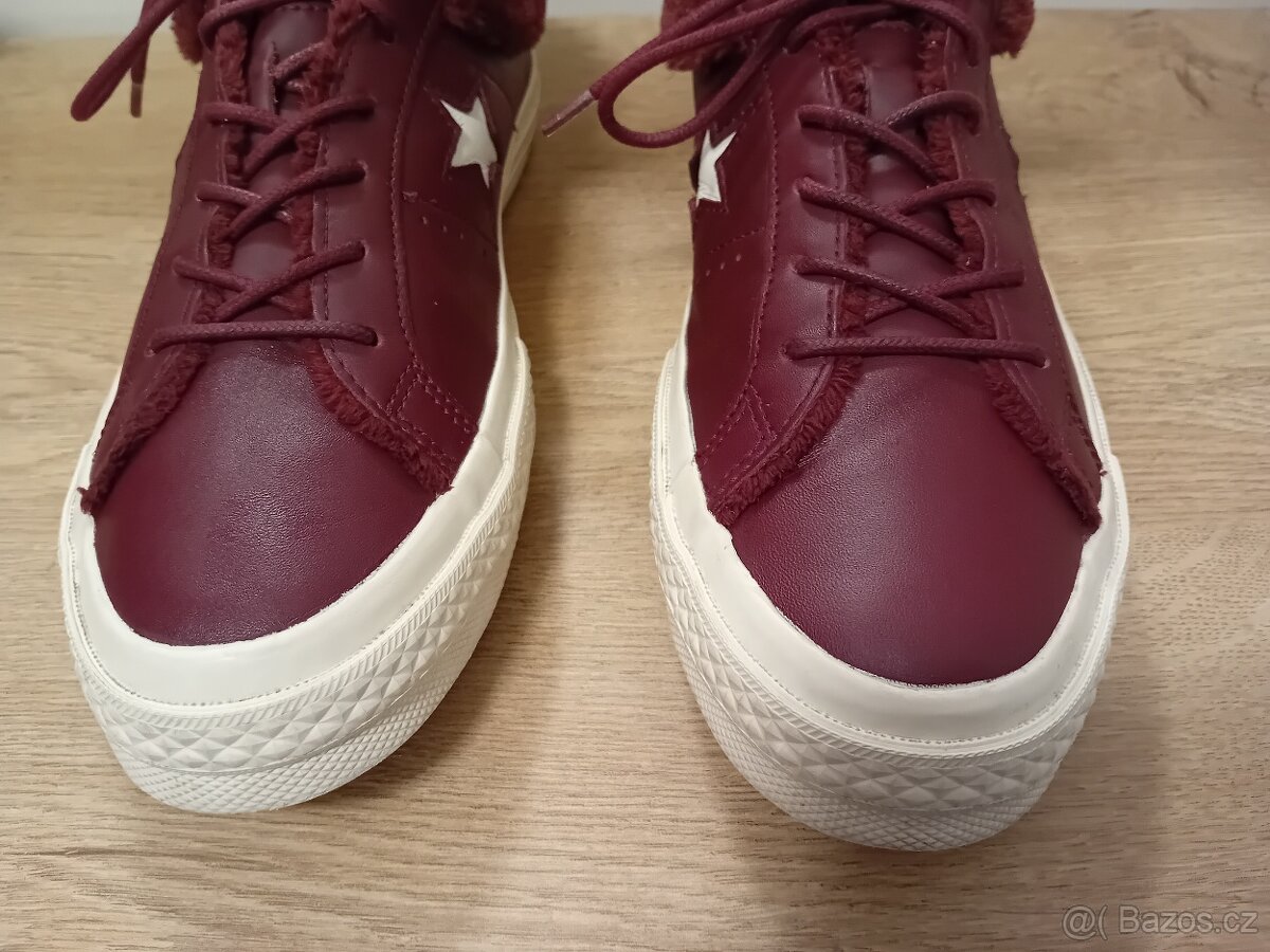 Converse dámské zateplené kožené tenisky vel. 40 - 18