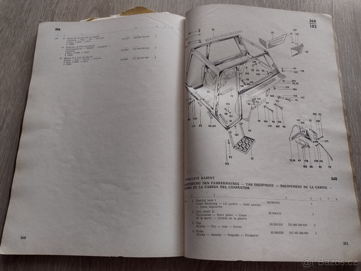ZETOR CRYSTAL, KOMBAJN E 512,KATALOGY ND - 18
