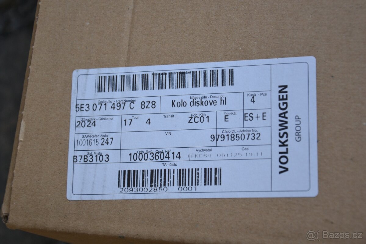 Škoda Octavia IV- 17 NOVÉ orig.ALU disky 7x17,5x112 - 18