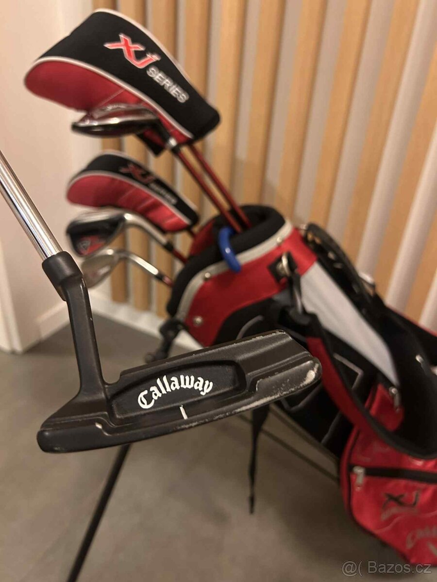 Prodám dětský golfový set Callaway Xj, 5-8 let - 18