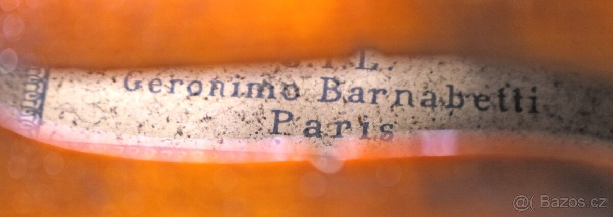 4/4 starožitné Francouzské housle z konce 19-ho století - 18