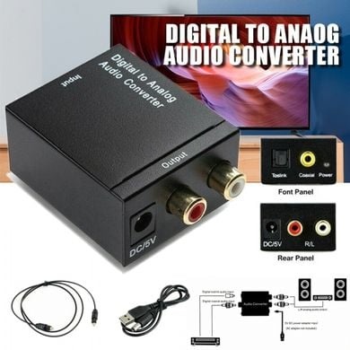 Digitálně analogový audio převodník z optiky > Rca - 18