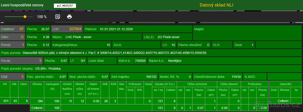 Prodám pozemky v katastrálním území Nemějice - 18