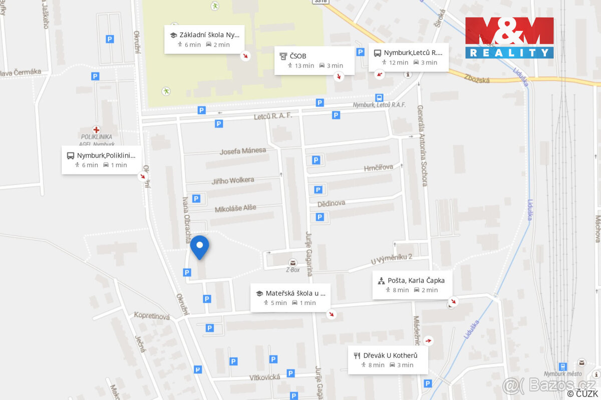 Prodej bytu 3+kk, 73 m², Nymburk, ul. Ivana Olbrachta - 18