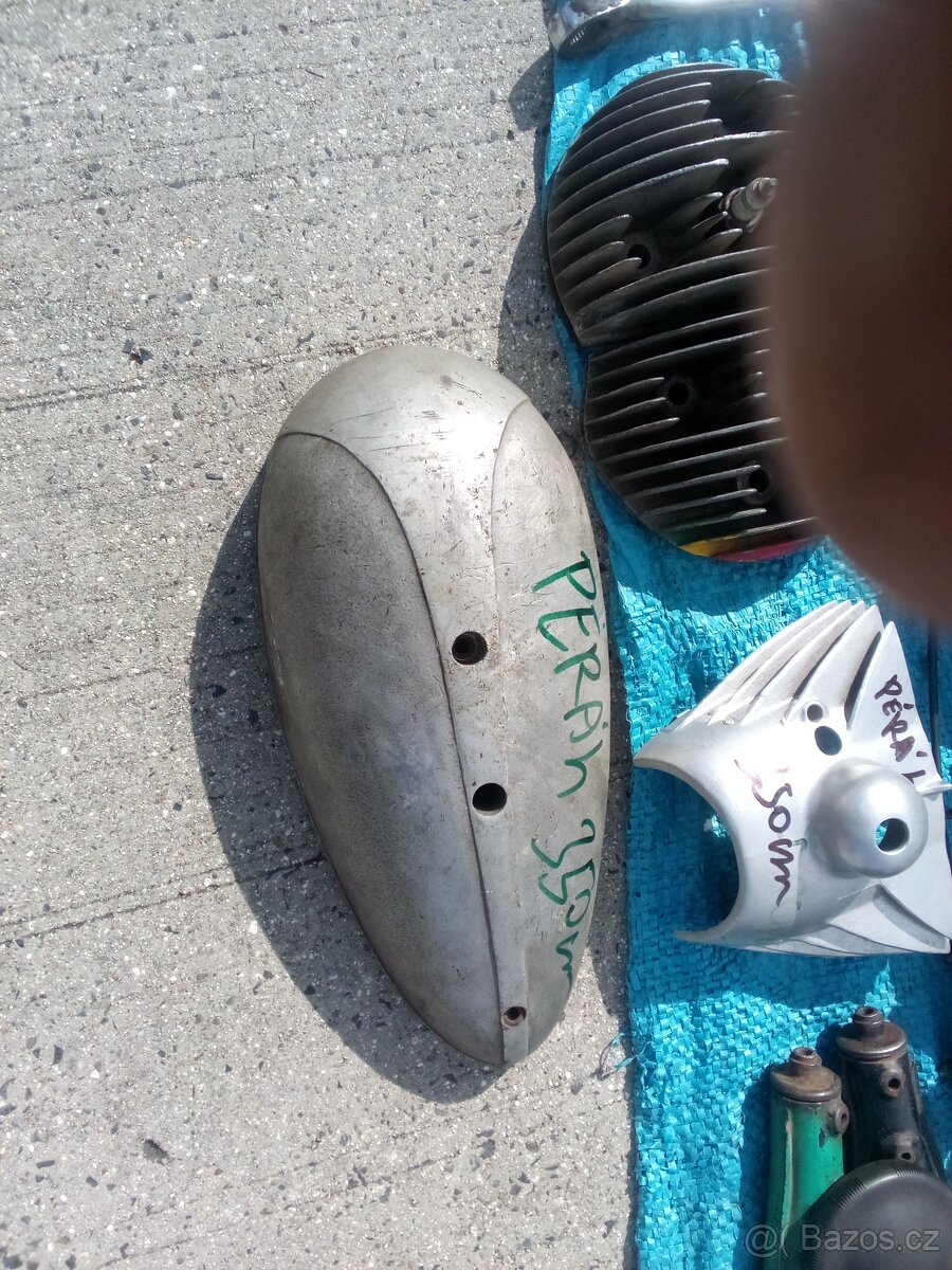Jawa 350 perak,origo překryt karburace .tachometr 8000kč - 18