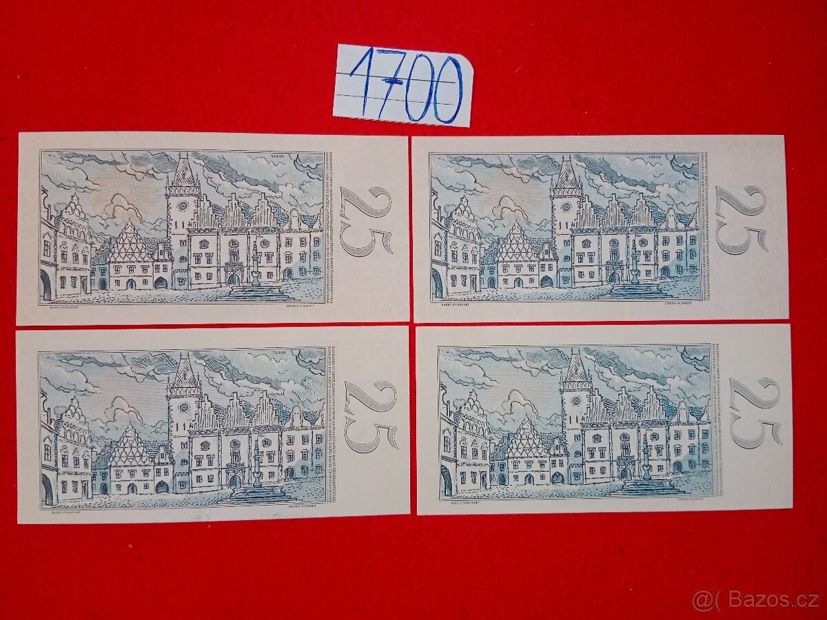 Československé bankovky třetí část ceny jsou za ks a na fotu - 18