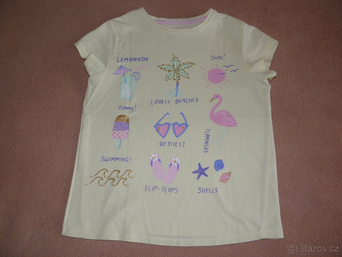 dívčí trička vel.134/140 - různé značky - 18