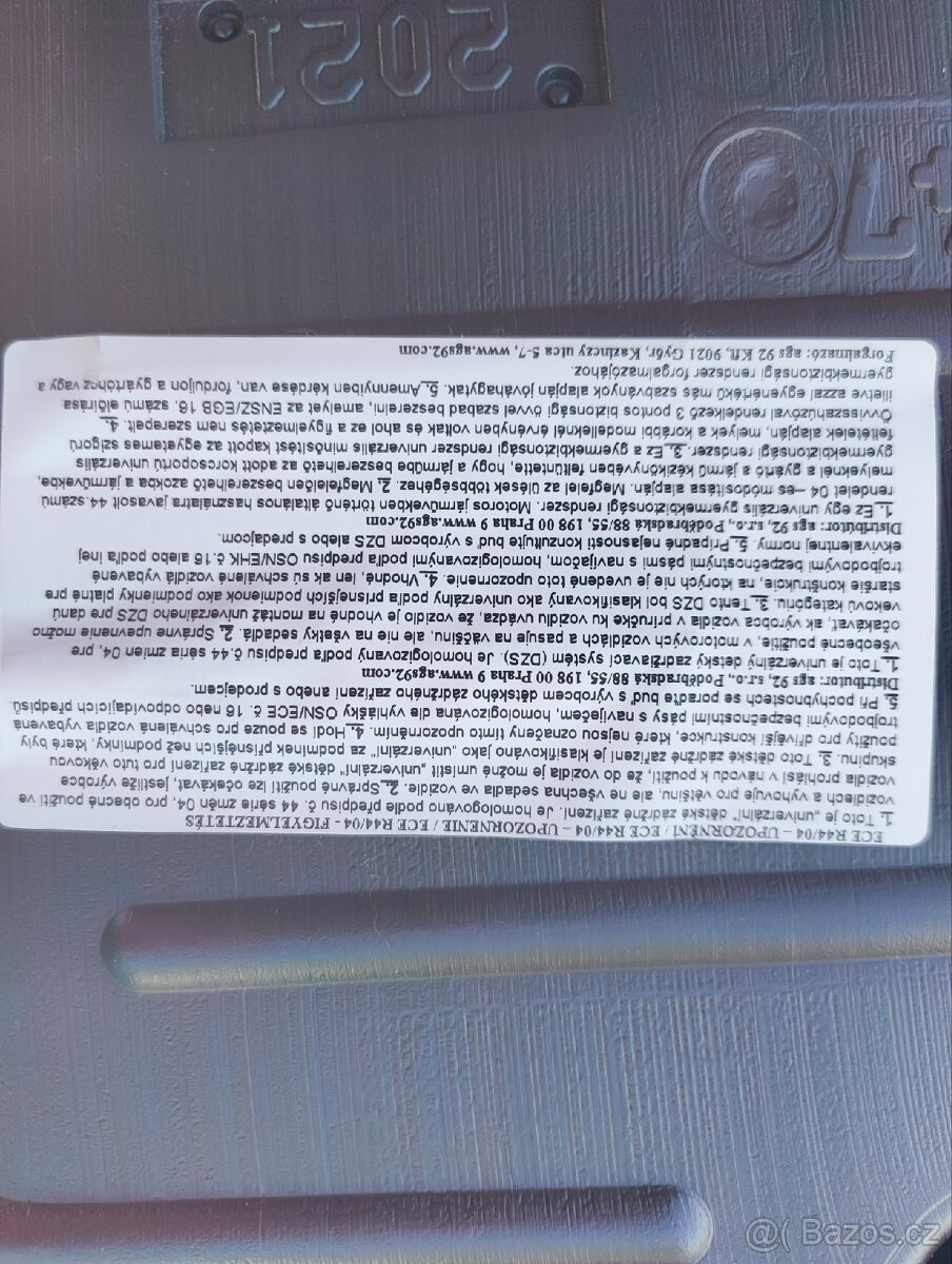 Autosedačka+ podsedák - 18