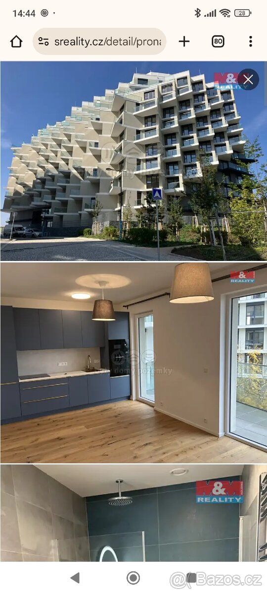 Pronajmu nový, zařízený byt 1kk 42m s terasou - Hagibor - 18