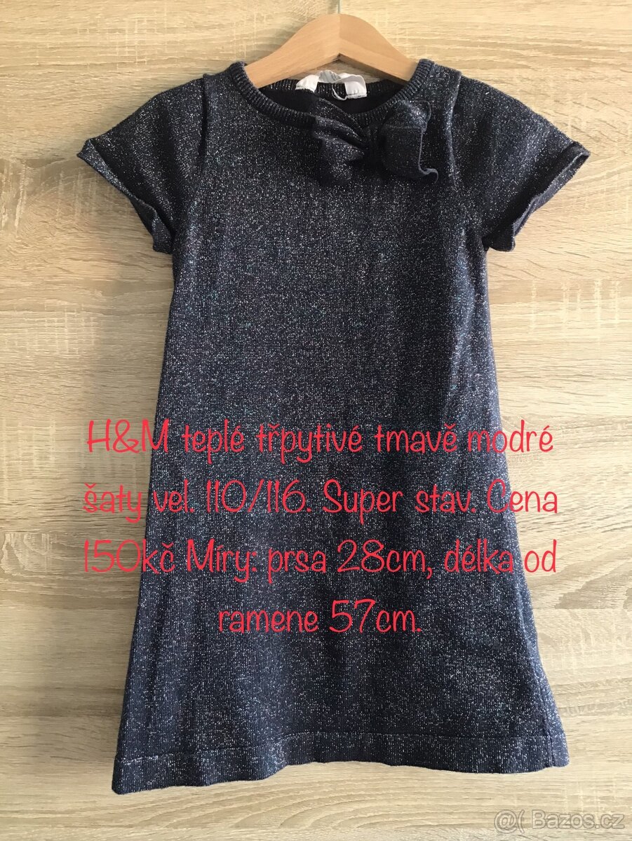 Dívčí šaty a sukně vel. 110 - 18