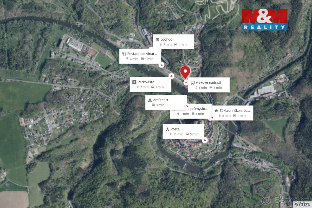 Prodej bytu 2+1, 45 m², Loket, ul. Nádražní - 18