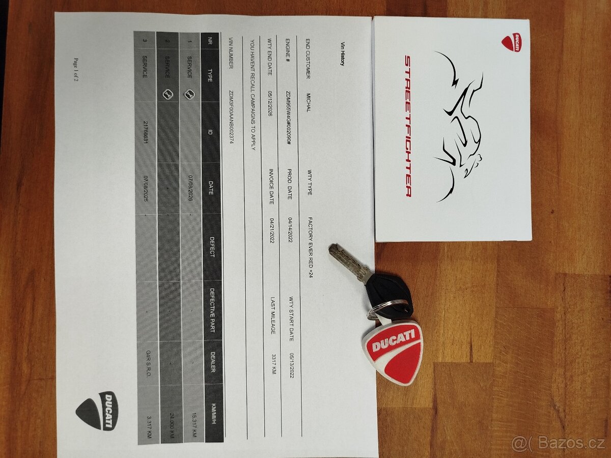 Ducati Streetfighter V2, 1. MAJITEL, ČR, SUPER TOP CENA - 18