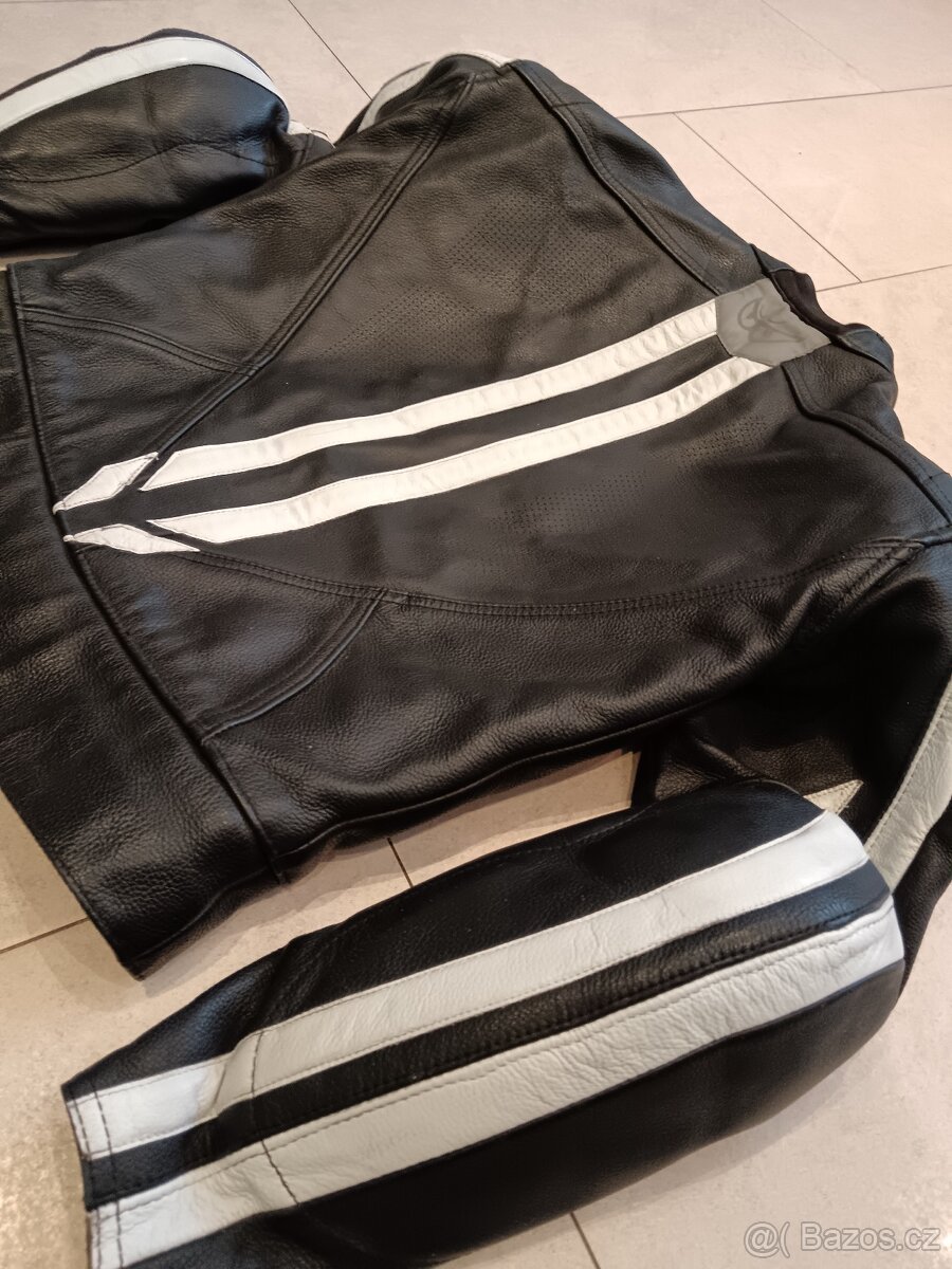 Berik Brave Heart-Pánská kožená moto kombinéza, dvoudílná - 18