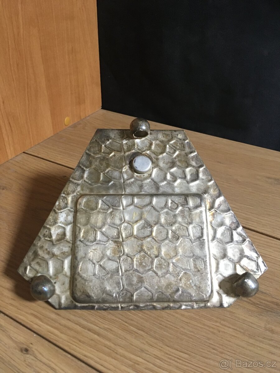 Broušená skleněná dóza malá 2x - 18