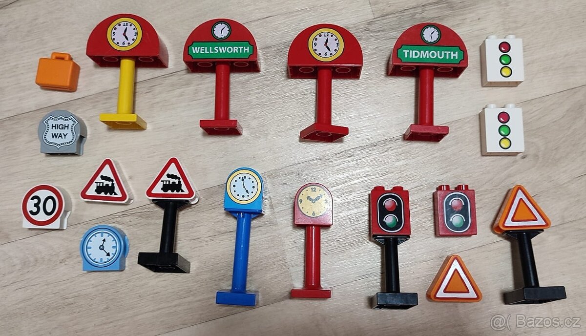 DUPLO auta,náklaďáky,hasiči,policie, figurky,zvířata,doplňky - 18