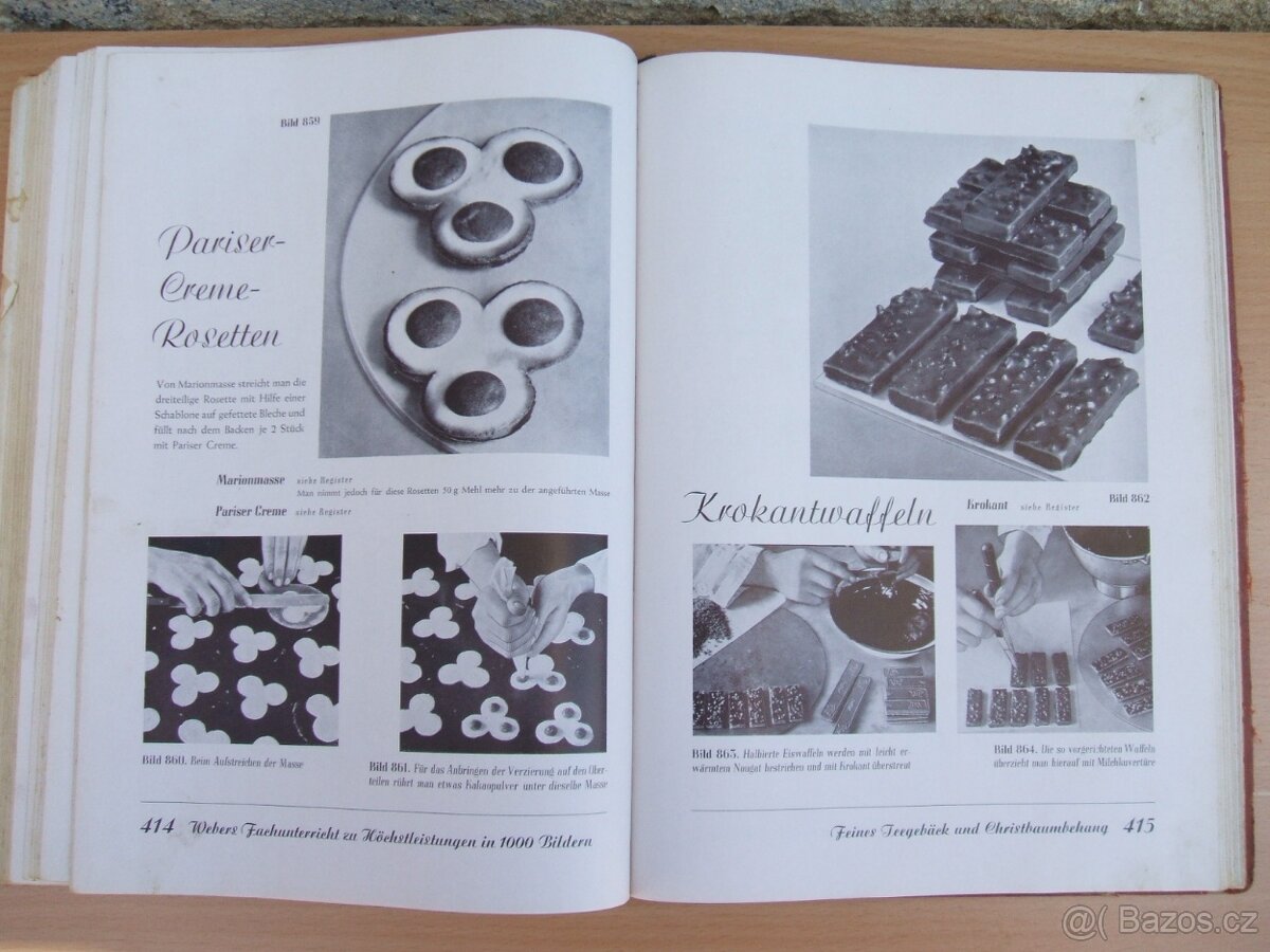 Weberova vysoká cukrářská škola-unikátní německá kniha - 18