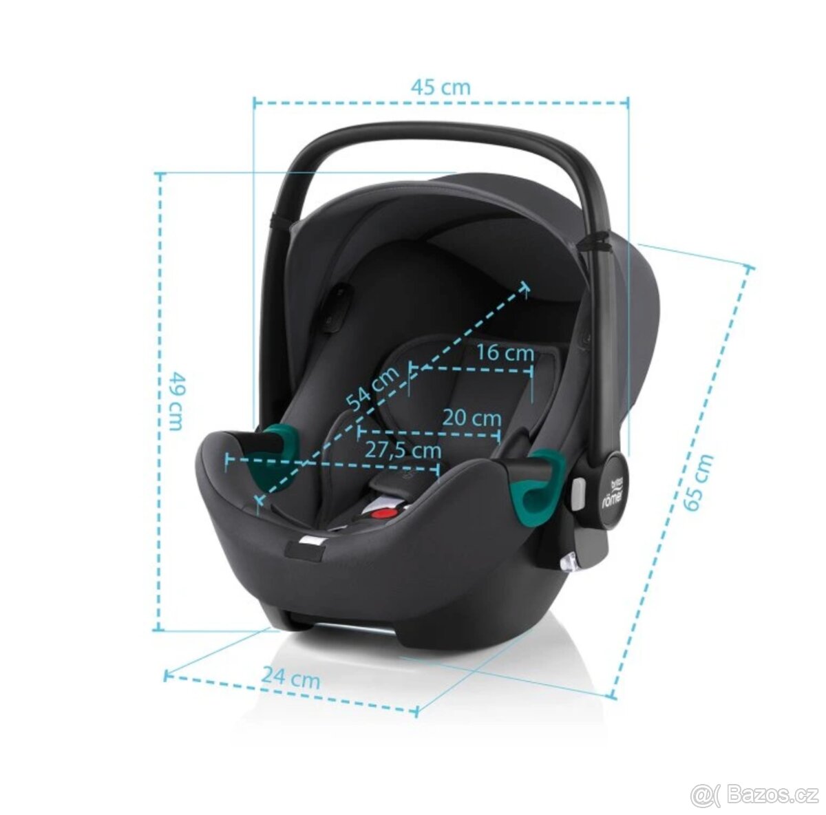 Autosedačka Britax Baby-Safe iSense - Atlantic Green + báze - 18