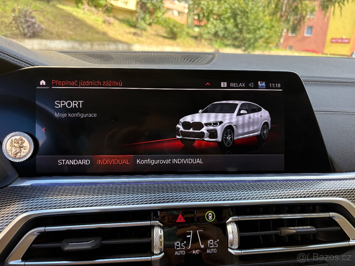 BMW X6 xDrive30d/195 kW/ČR/servis. historie BMW/DPH/64 tkm - 18